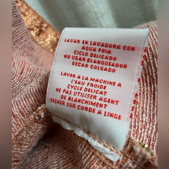 Ruby Rd. metallic paisley jacket in a beautiful copper-gold tone, size 14. - Picture 8 of 8